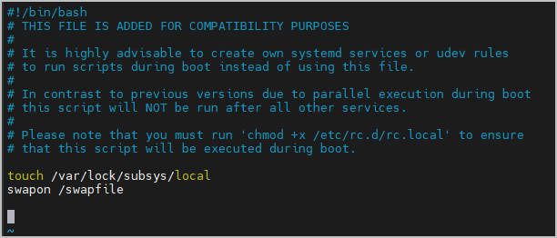 rc.local 파일 생성