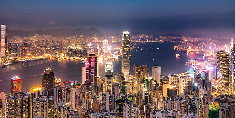 야경이 멋진 홍콩 시내