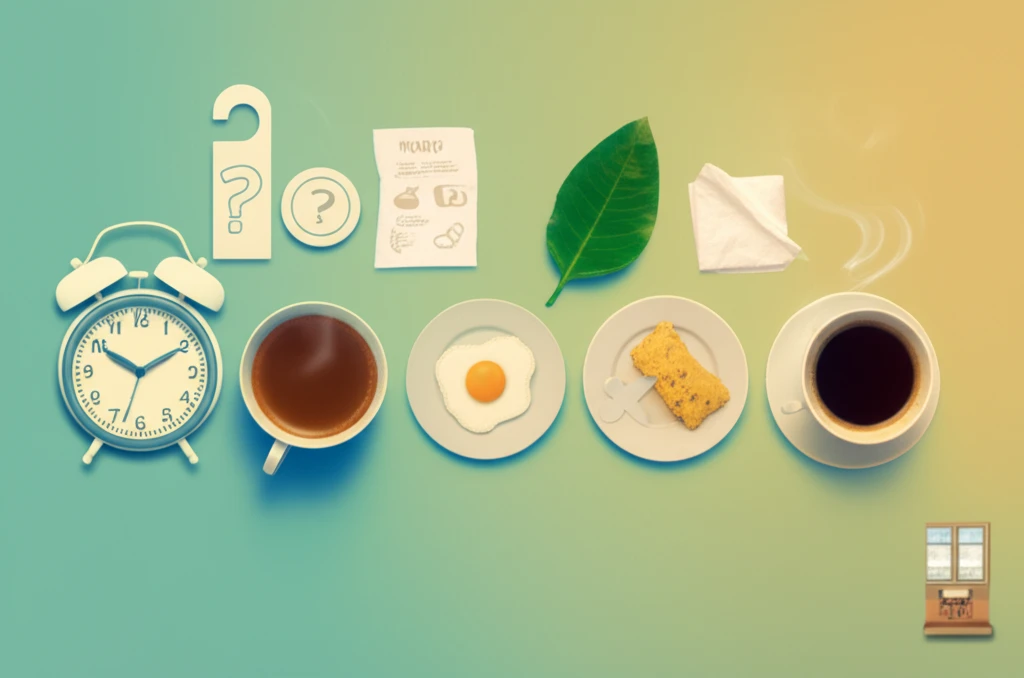 어려운 호텔 조식 메뉴 요청과 계산까..