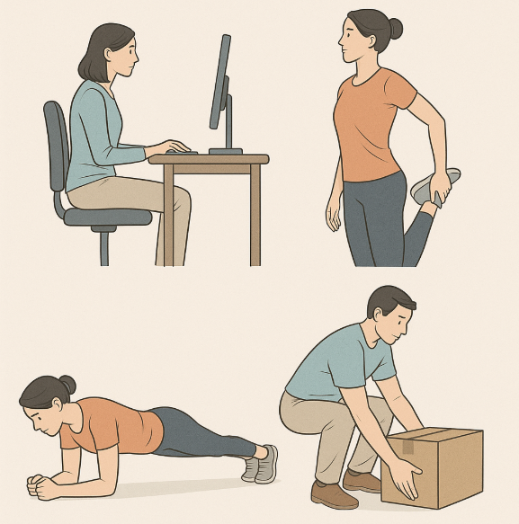 허리 통증을 줄이는 생활 습관: 일상에서 실천하는 척추 건강 관리법