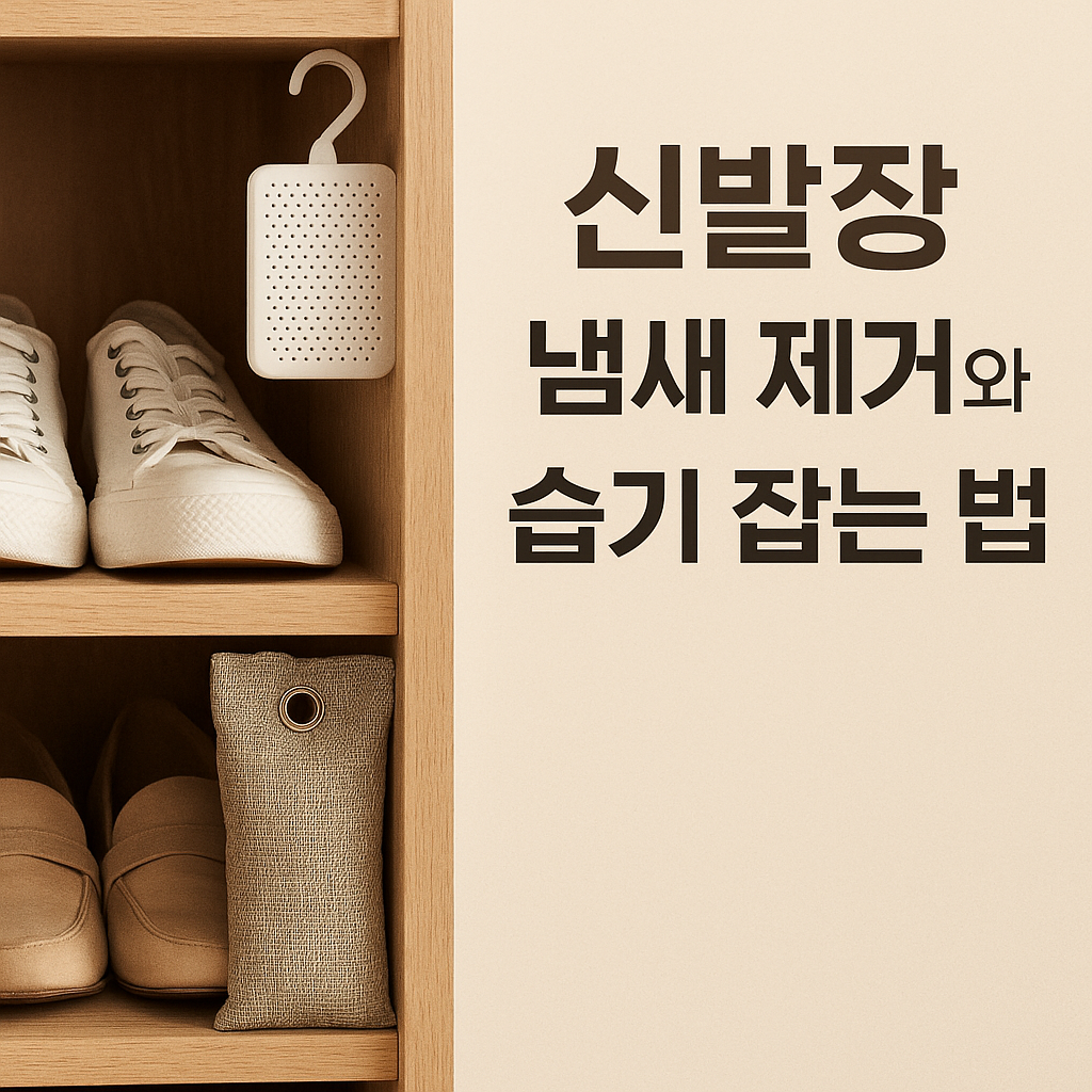 신발장 냄새 제거와 습기 잡는 법