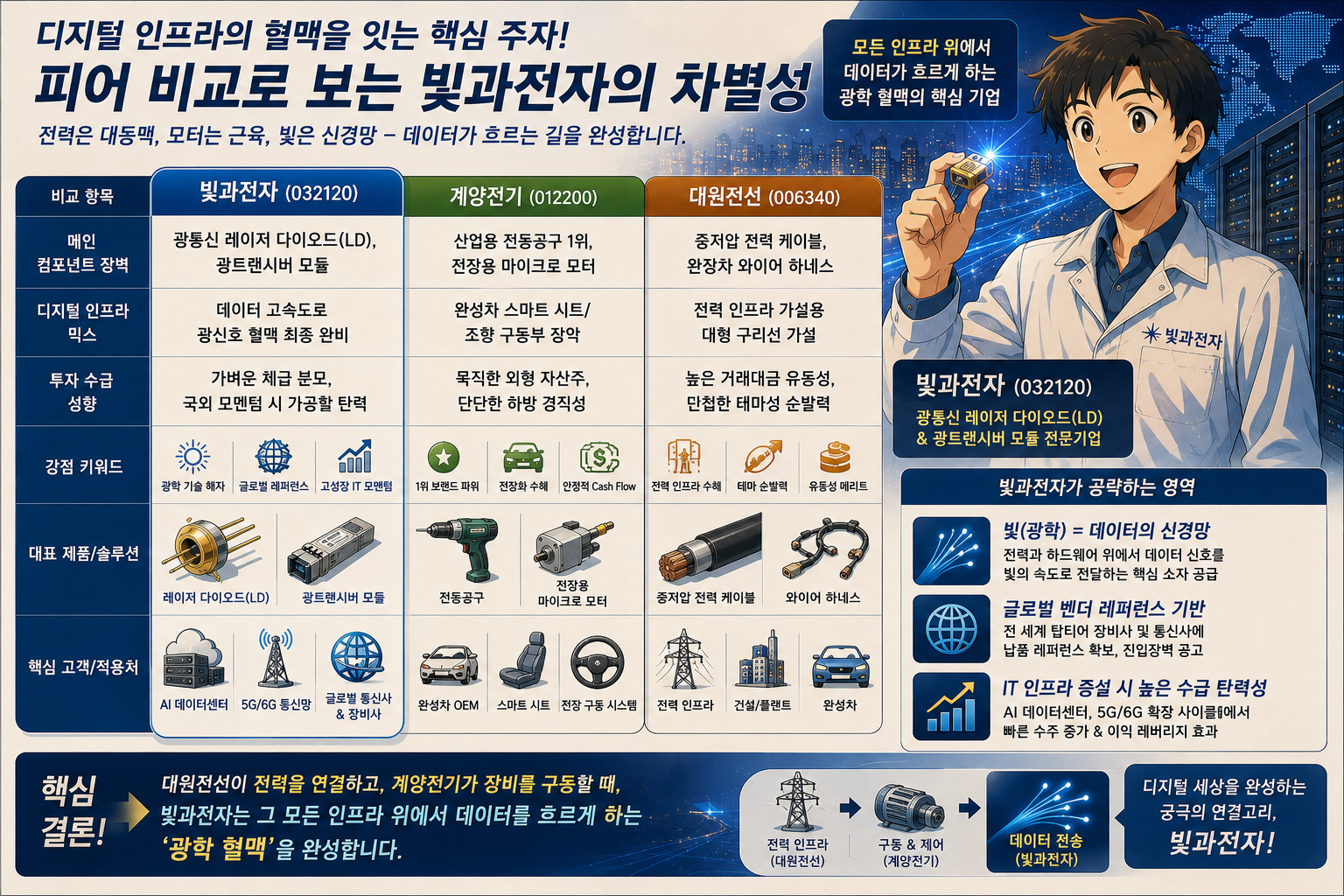 디지털 인프라의 핵심 주자들