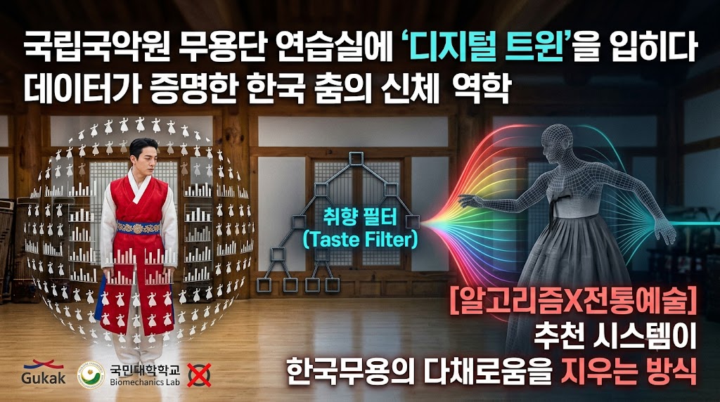 [알고리즘X전통예술] 추천 시스템이 한국무용의 다채로움을 지우는 방식: 취향