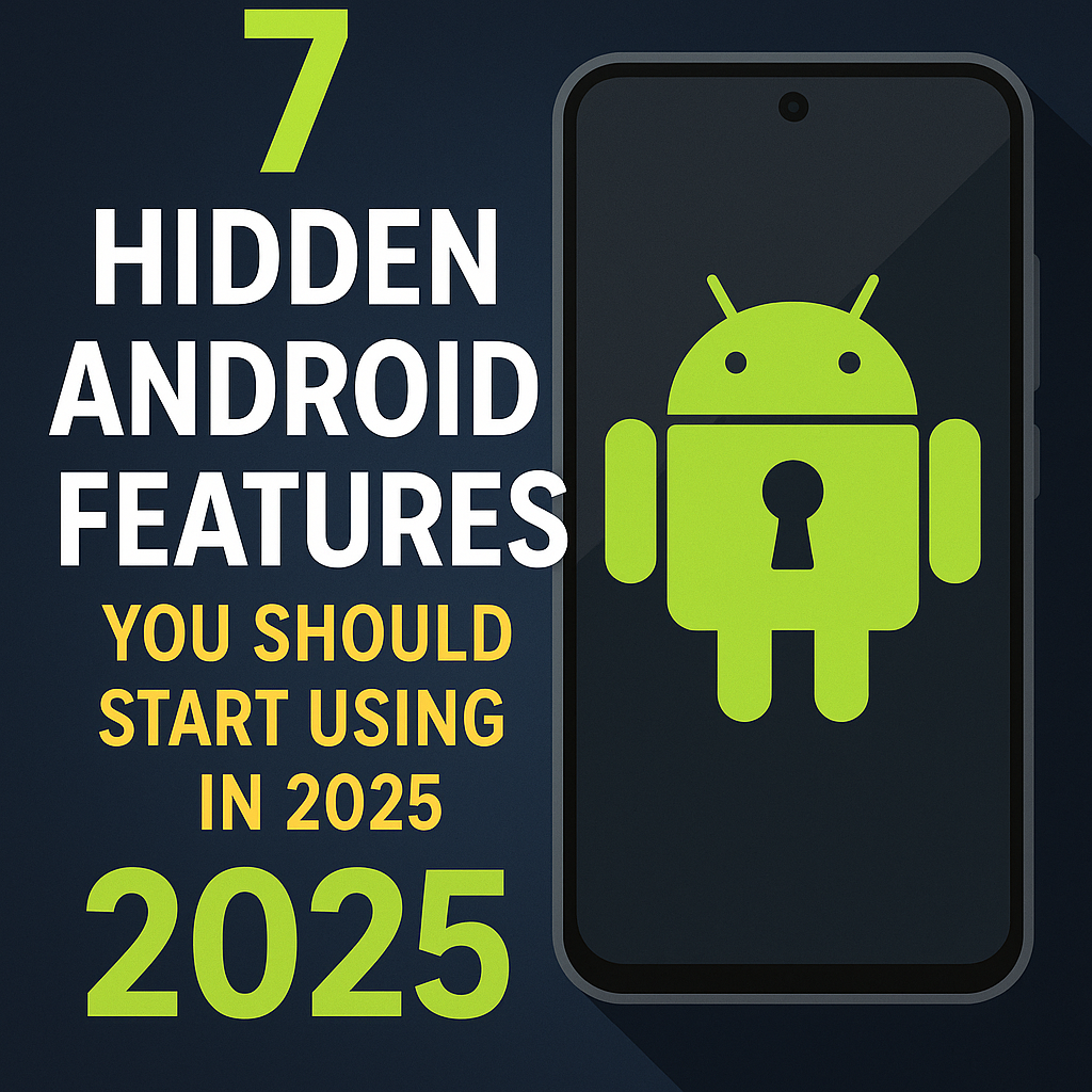 Discover 7 hidden Android features you didn&rsquo;t know existed! Boost your phone&rsquo;s performance, battery life, and productivity in 2025."