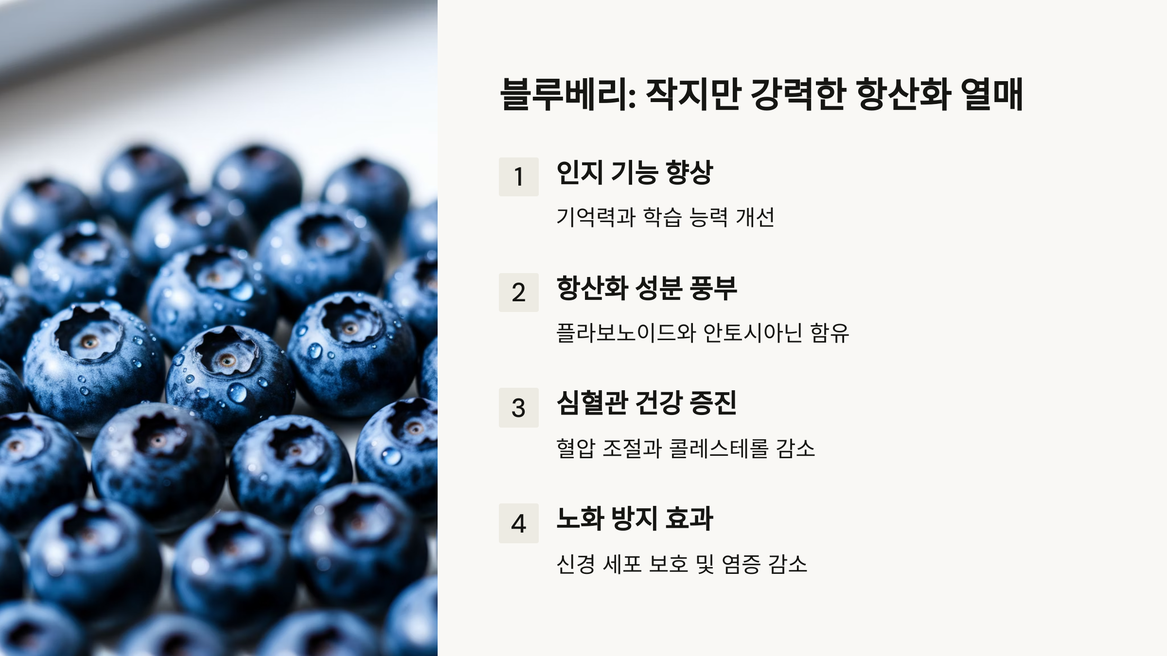 뇌를 젊게 유지 하려고 먹는 음식들