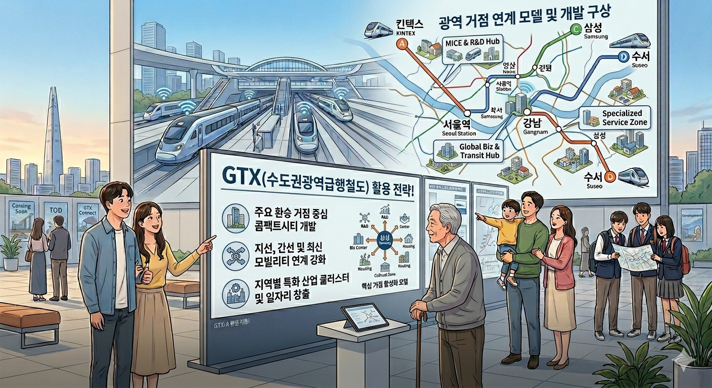 GTX(수도권광역급행철도) 활용 전략!