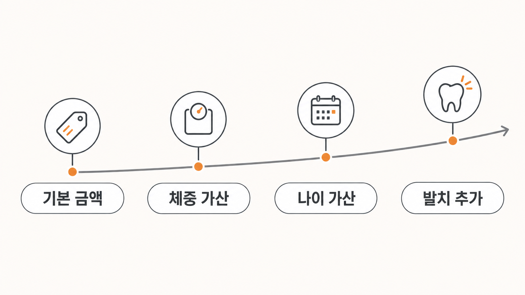 체중 나이 가산 흐름