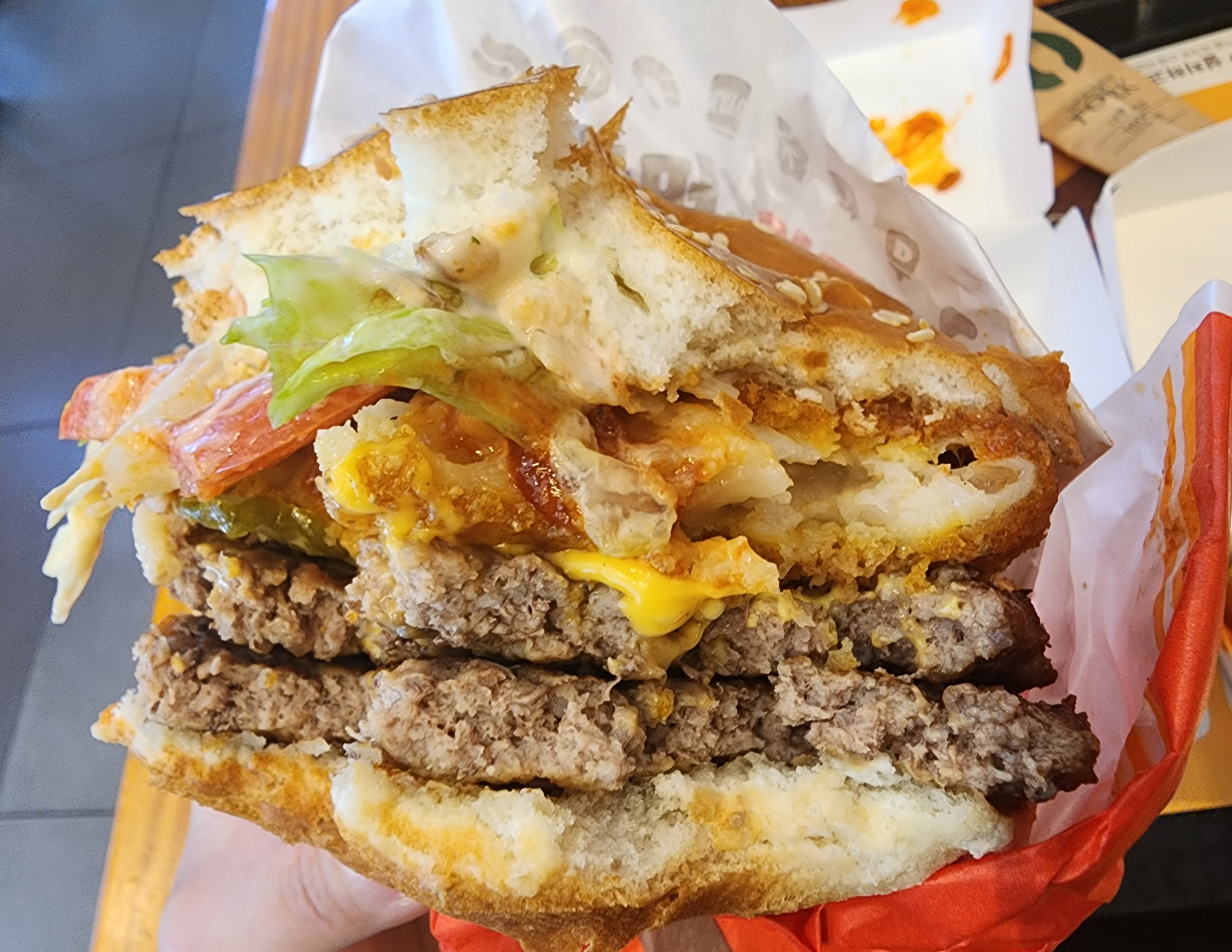 버거킹불끈버거맥시멈더블