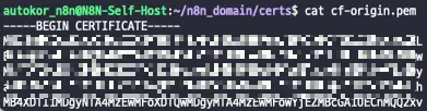 원본 인증서 .pem