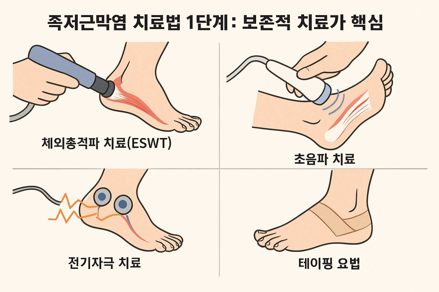 족저근막염 치료법, 95% 성공률로 완치하는 확실한 방법