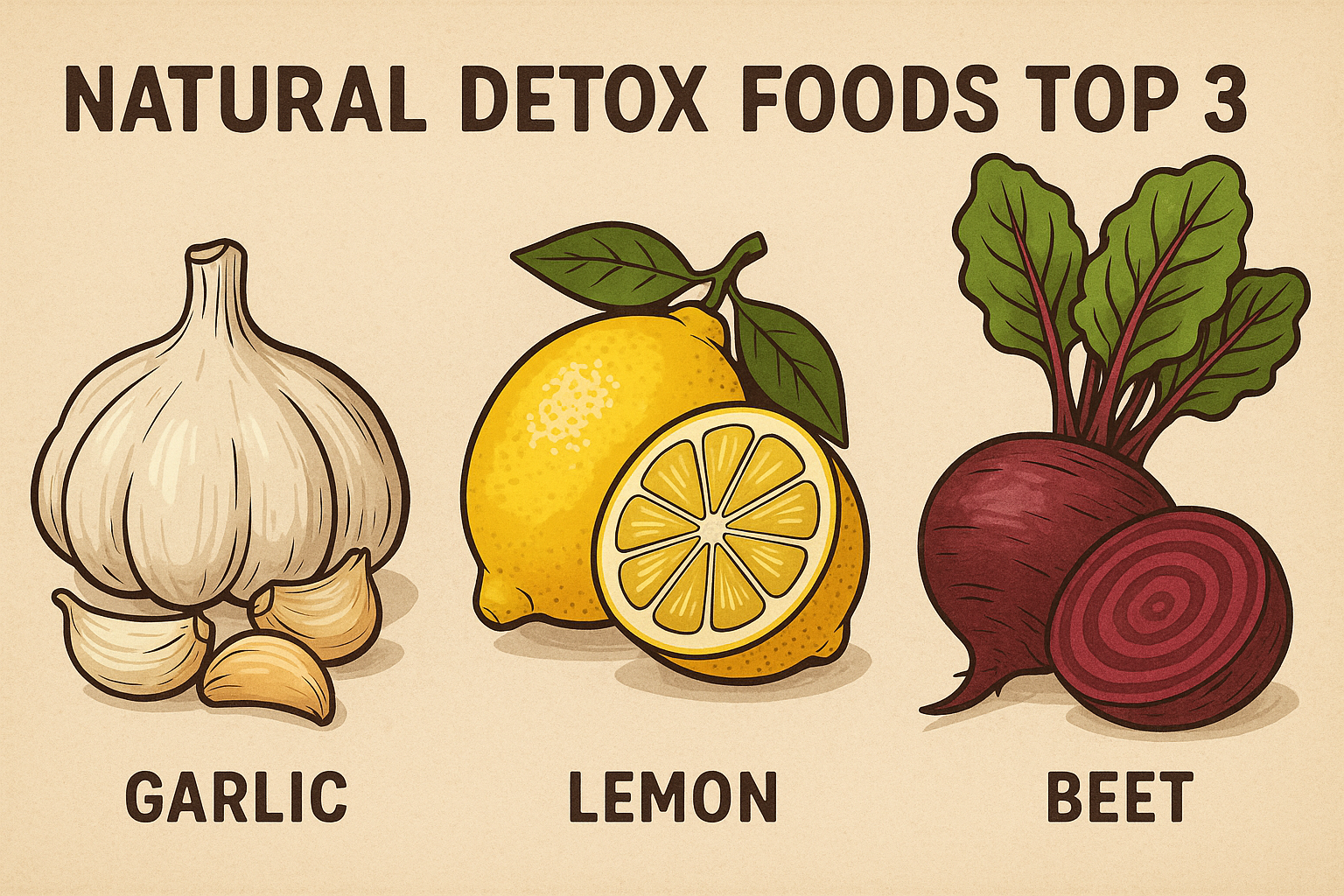 천연 해독식품 TOP3