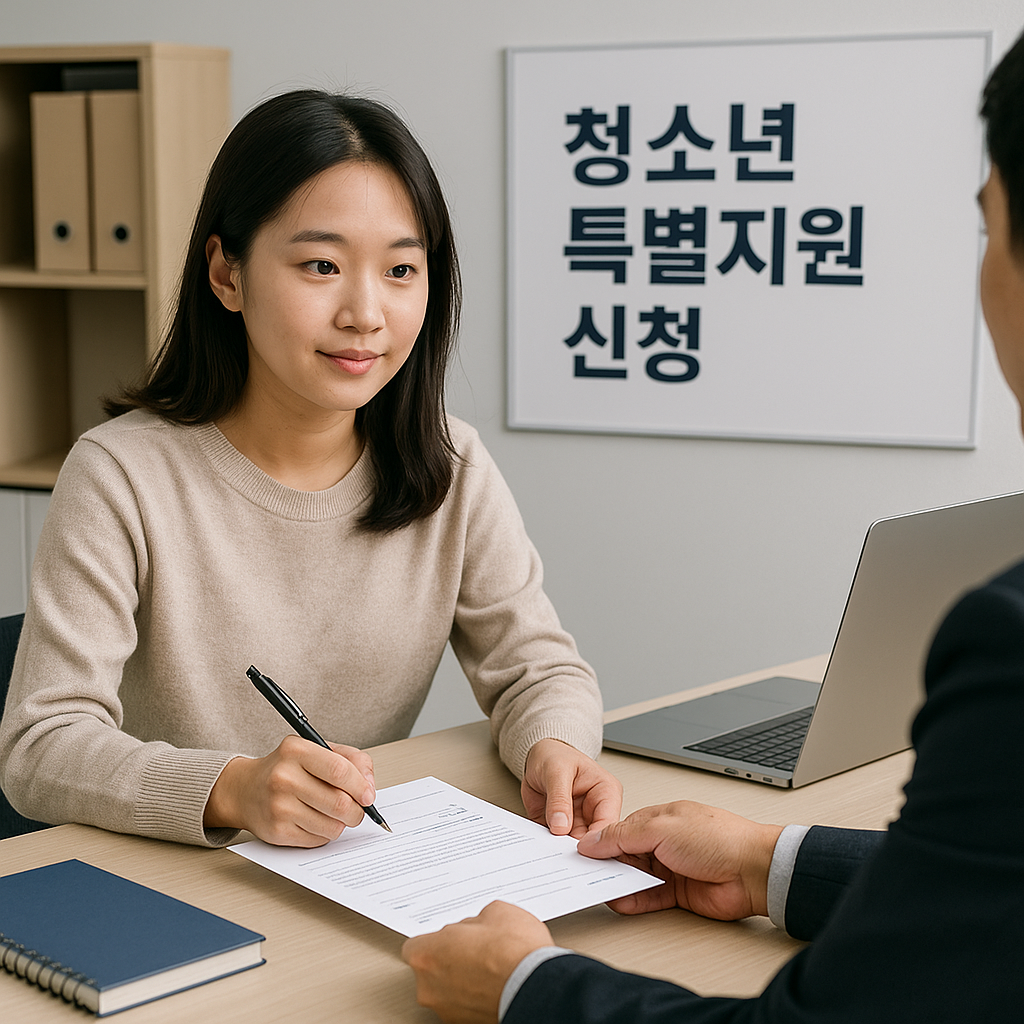 청소년특별지원 신청