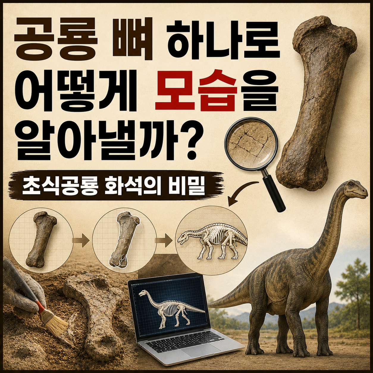 초식공룡 화석의 비밀