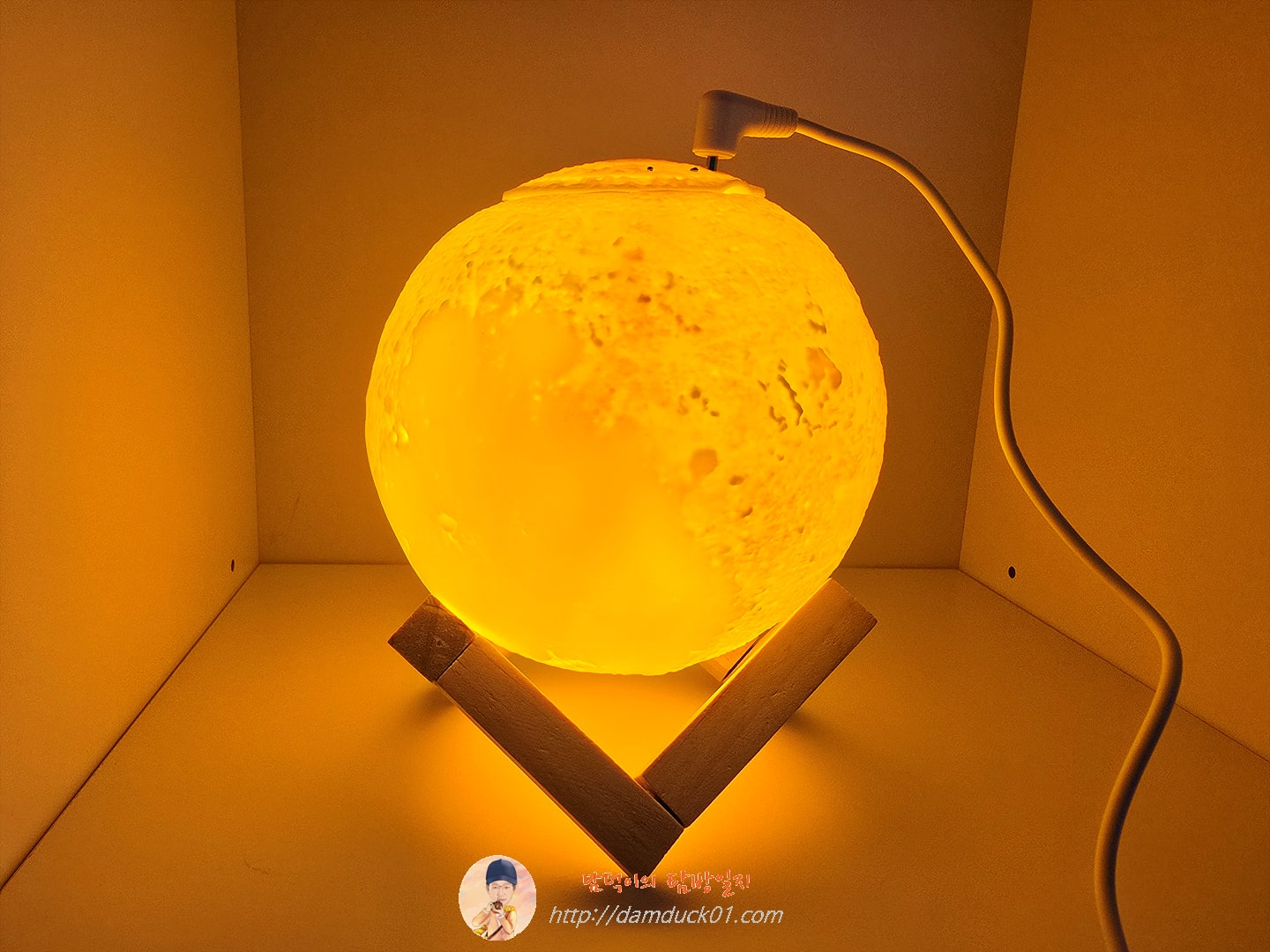 듀플렉스 보름달 무드등 가습기 DP-13MH