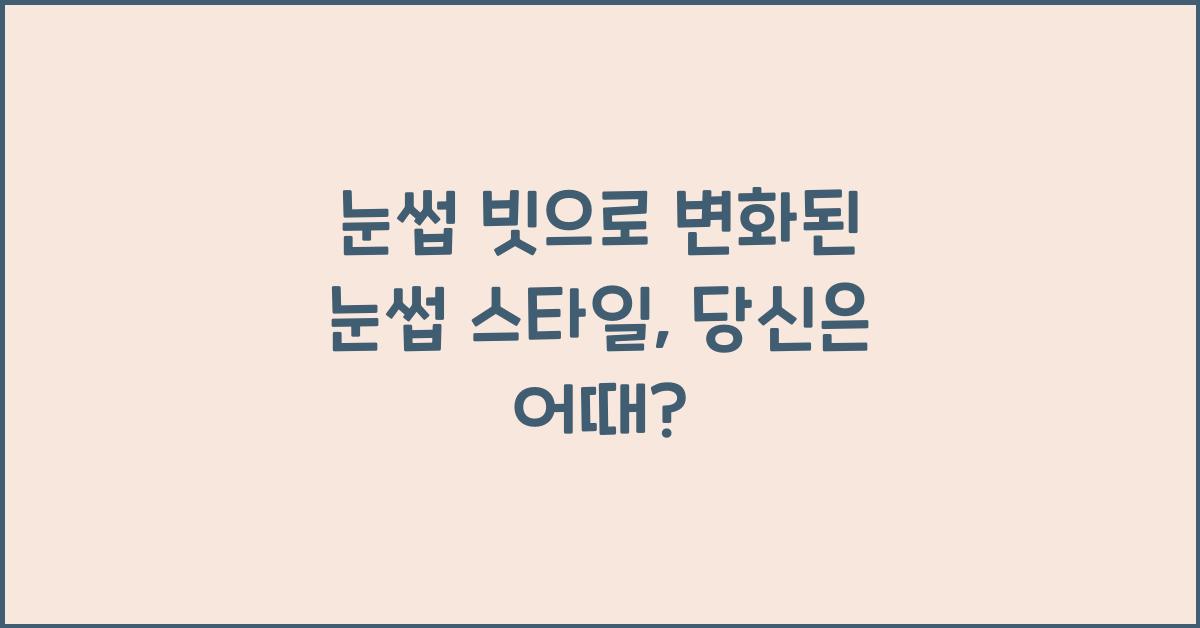 눈썹 빗