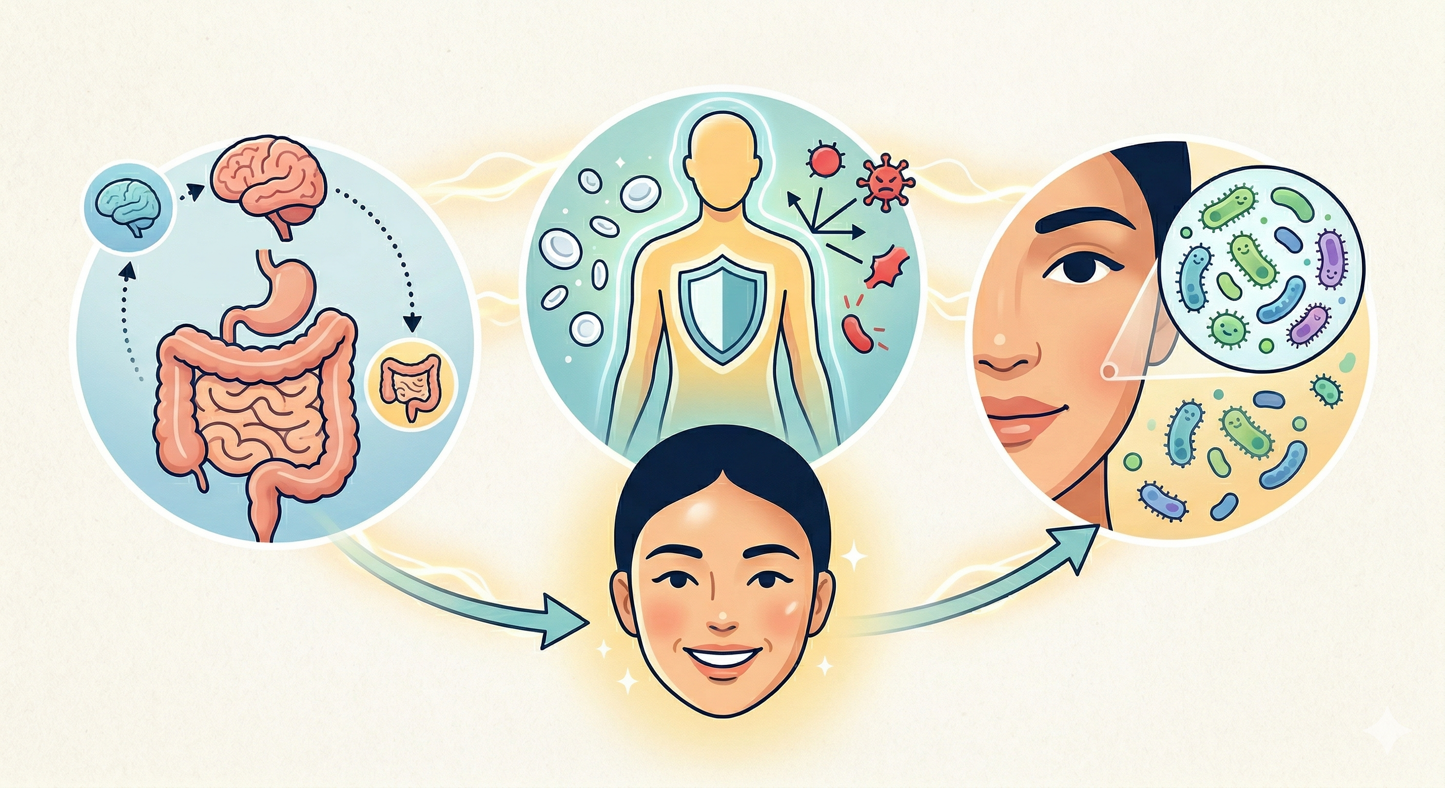 장뇌연결이 피부에 미치는 영향