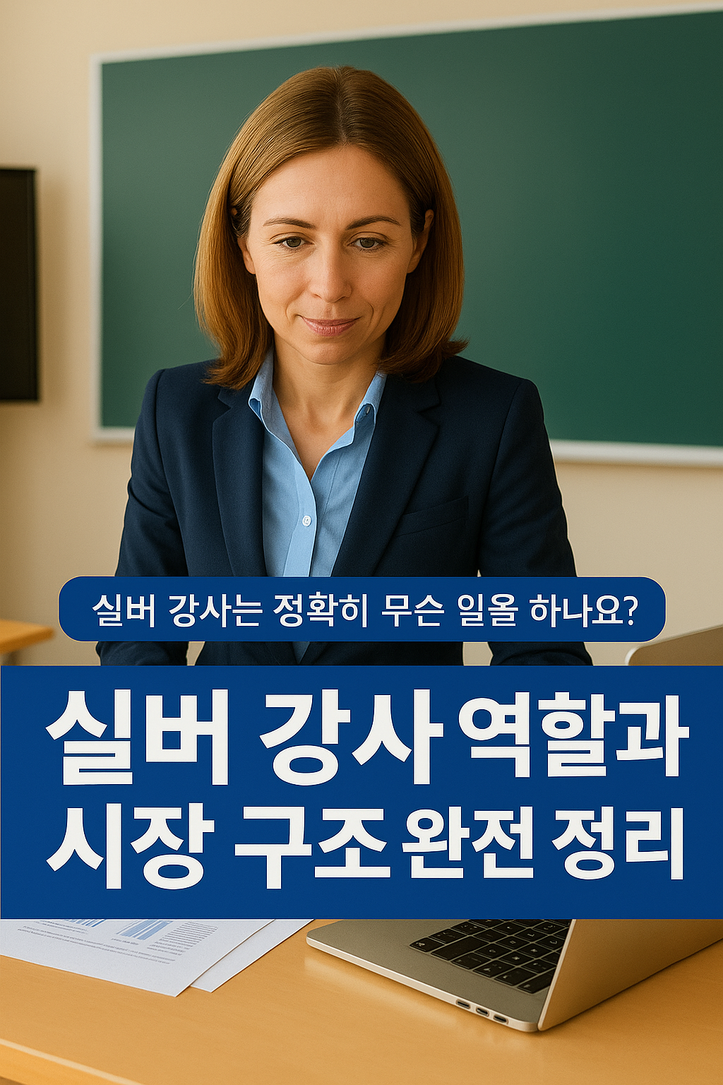 실버 강사 시장구조
