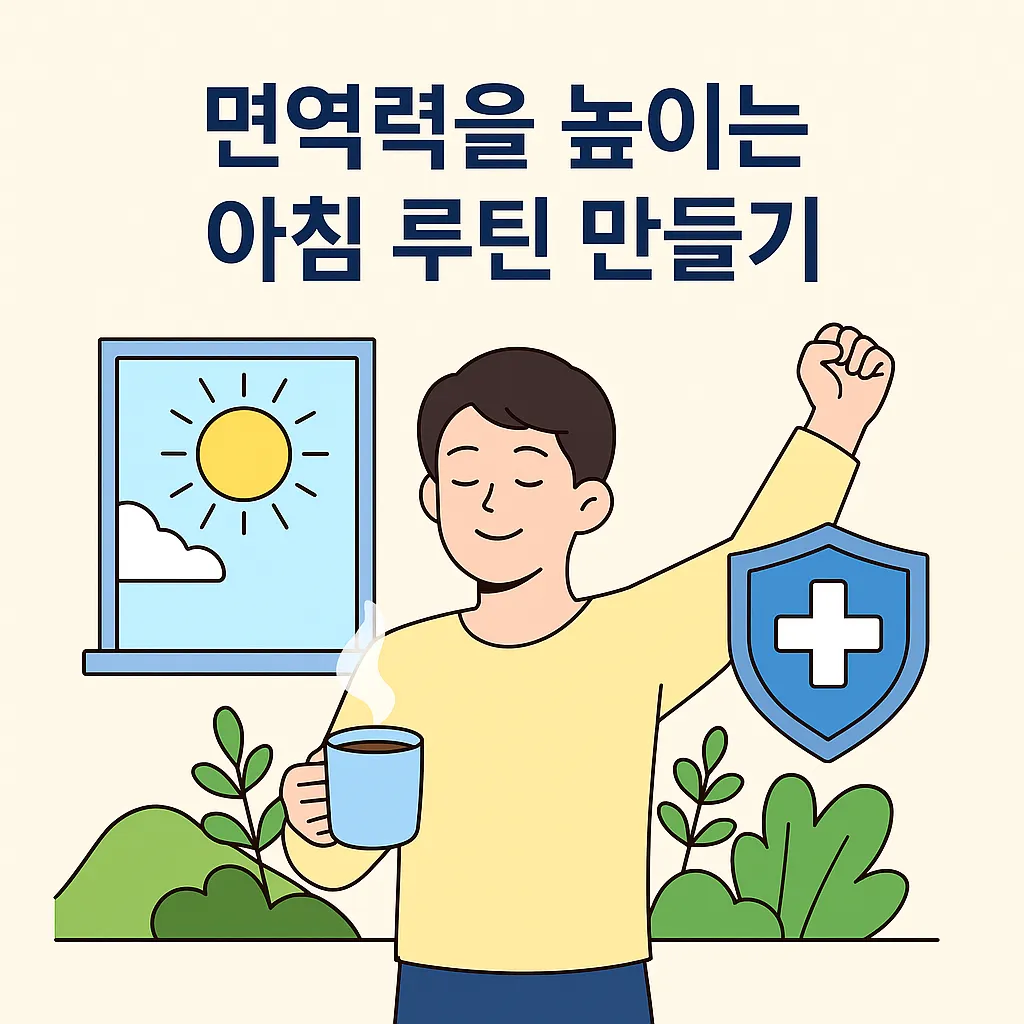 면역력을 높이는 아침 루틴 만들기, 왜 중요한가?
