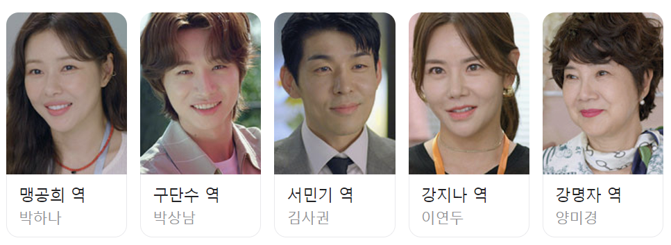 결혼하자맹꽁아 등장인물