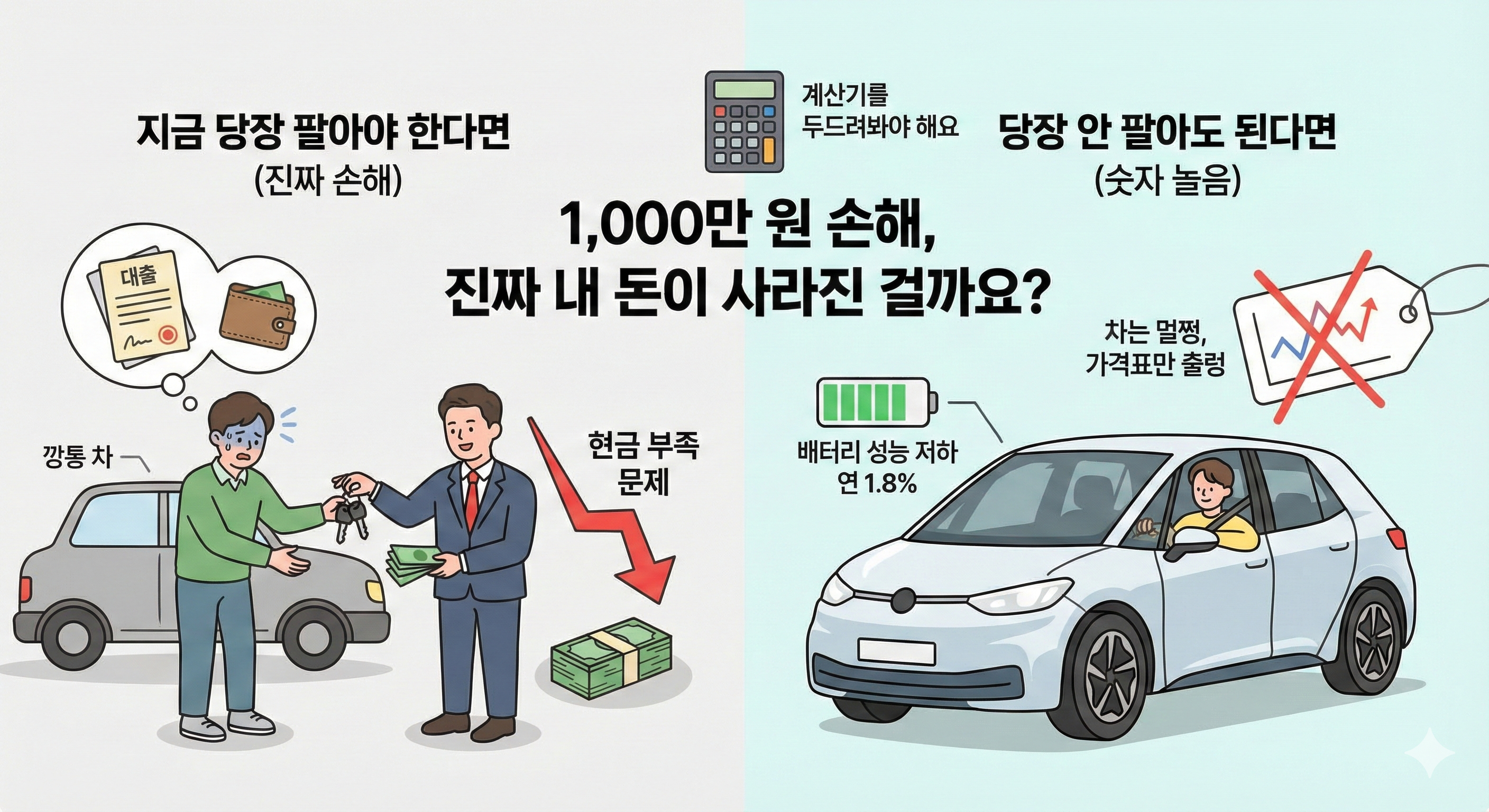 "1,000만 원 손해" 진짜 내 돈이 사라진 걸까요?