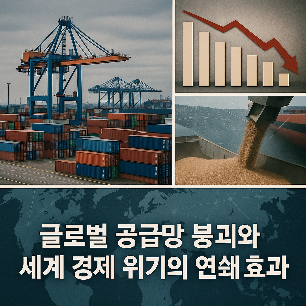 글로벌 공급망 붕괴 관련 사진