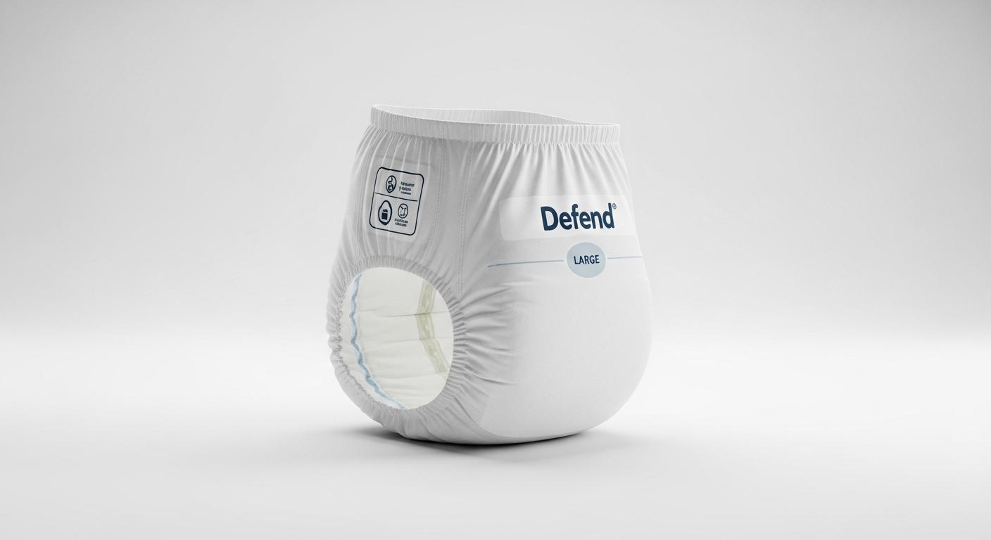 디펜드 속기저귀 일자형 대형