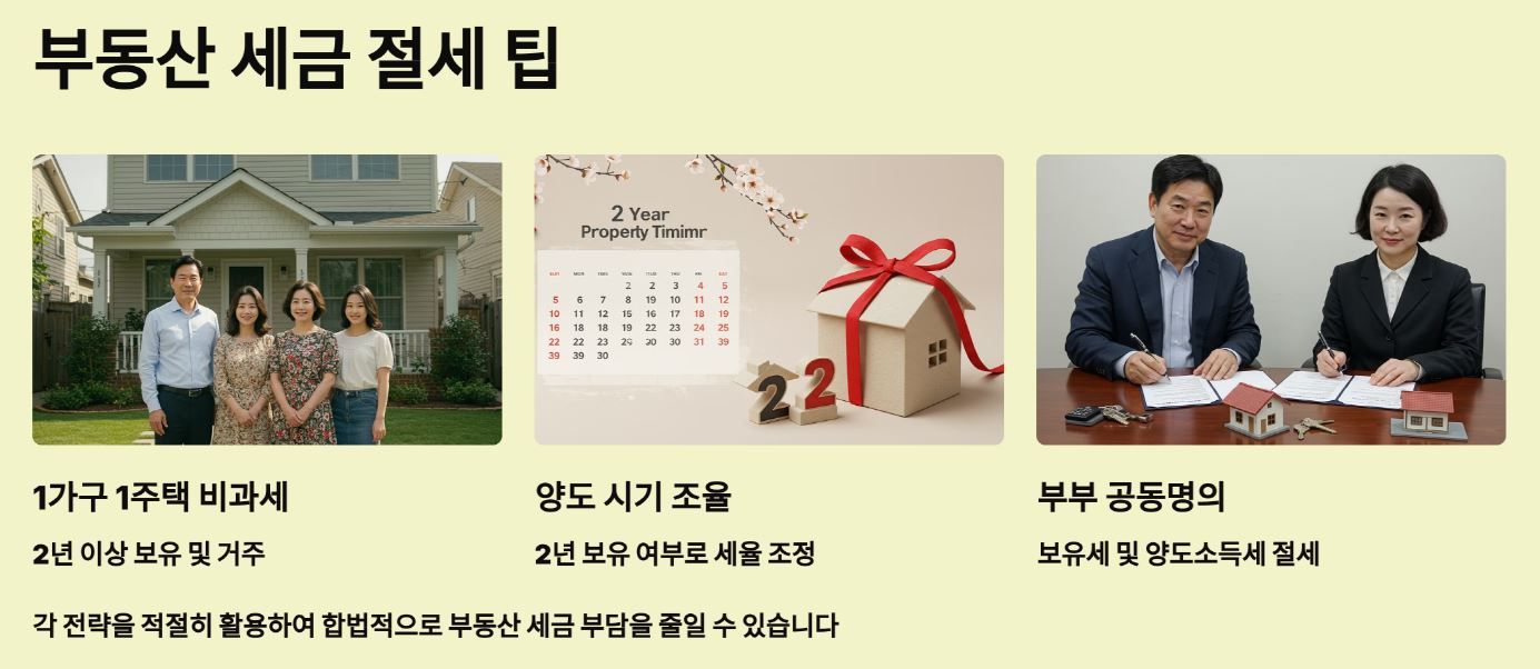 부동산 세금 절세 팁 3가지