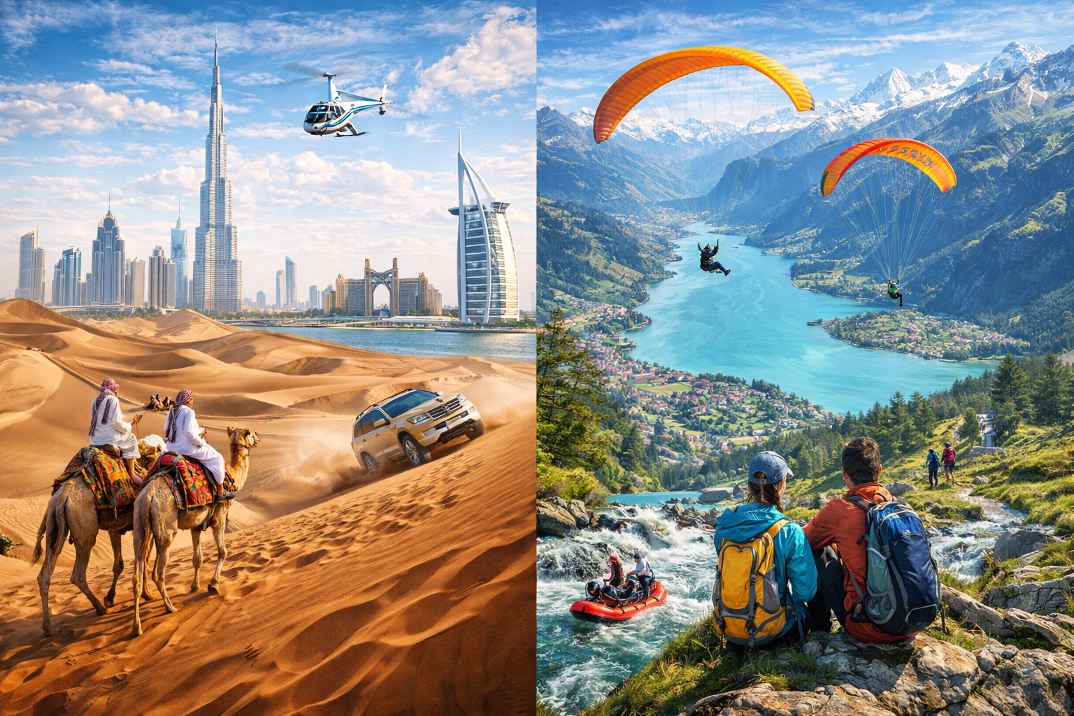 두바이, 스위스 사진