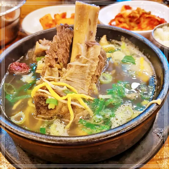 군포 송정지구 맛집 1인분 5천원 고기 듬뿍 갈비탕