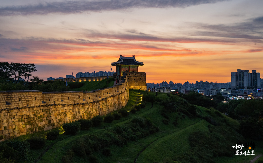 수원 동북포루 일몰