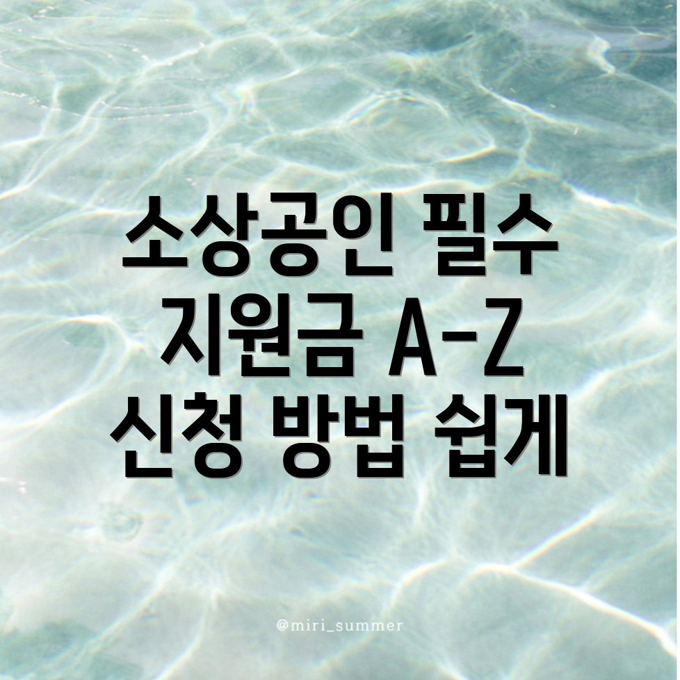 정부 지원금