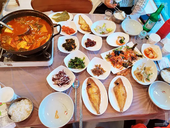 물가자미 요리 한상 물가자미회 물가자미찌개 물가자미구이 영덕 맛집