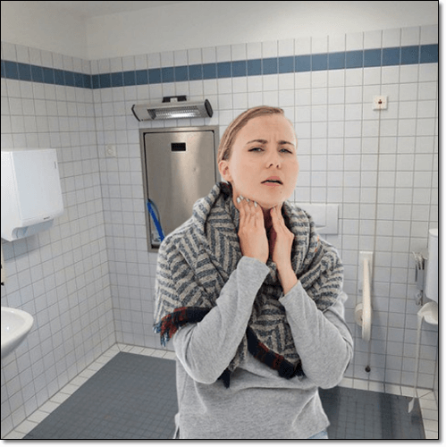 식도염이 있는 여성 