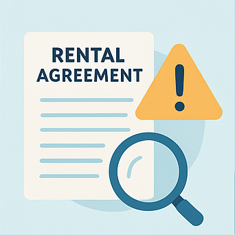 계약서 확인, 주의사항 점검, 계약서 작성