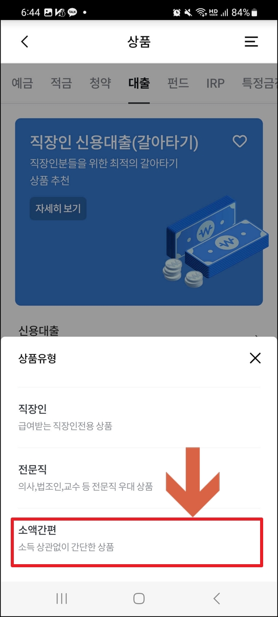 우리은행 비상금대출