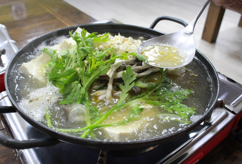 두부전골의 모습