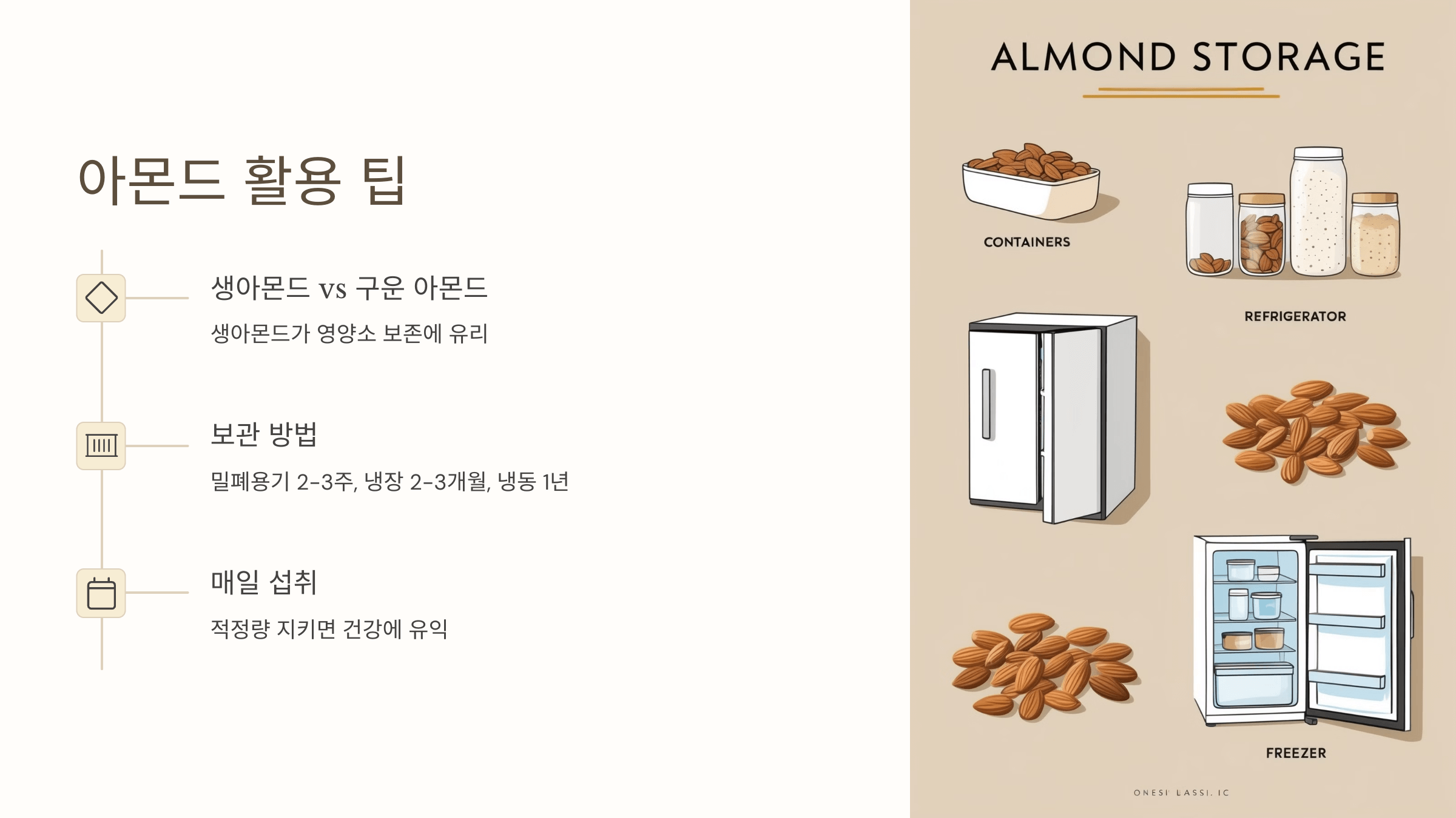 아몬드 사진입니다.