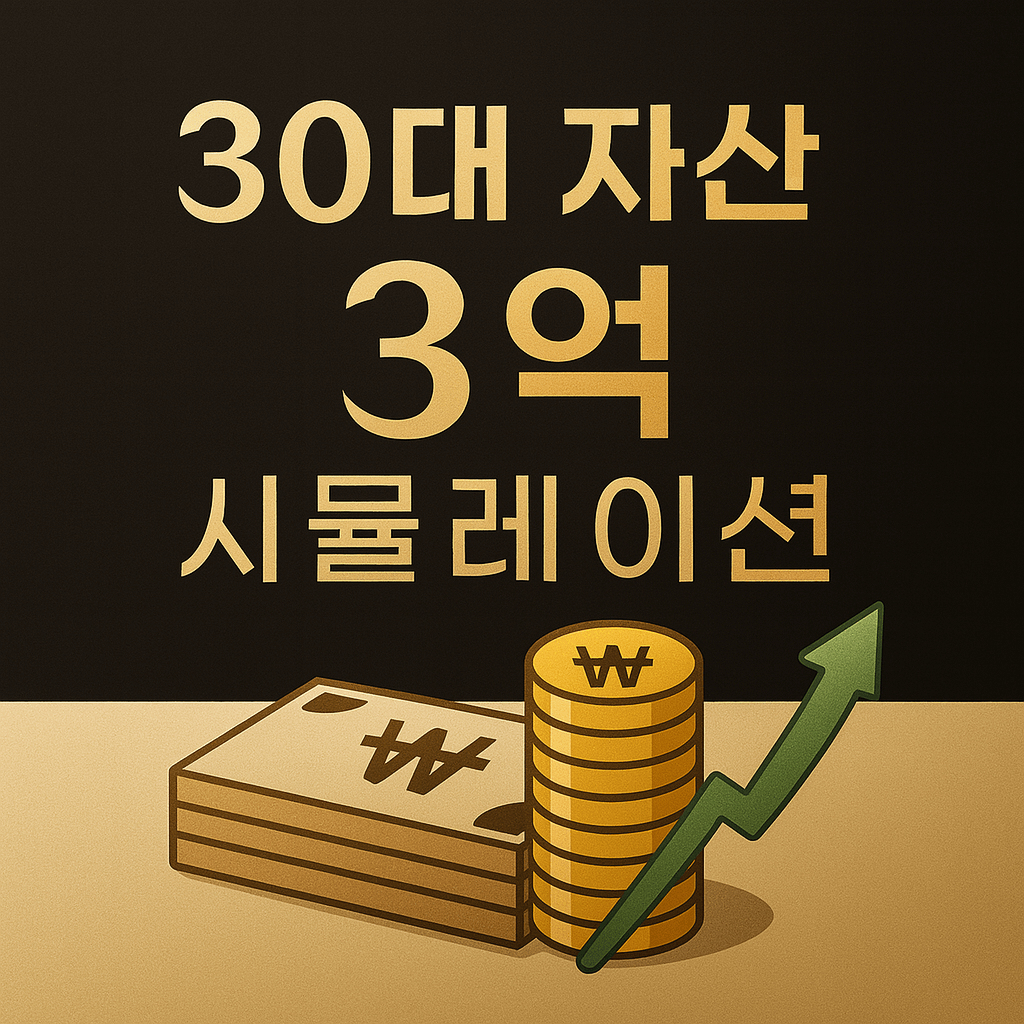 30대 자산 3억 시뮬레이션 image