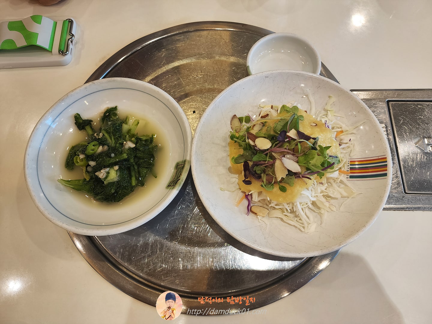 색동면옥 기본 반찬