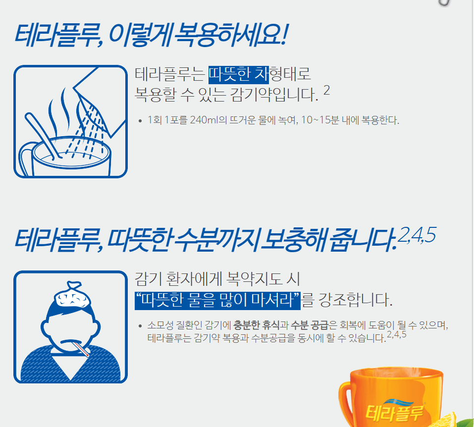 테라플루 복용방법 부작용 후기