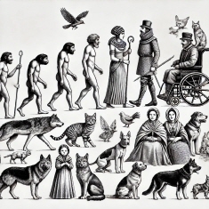 반려동물의 기원과 변화, 인간과의 동행을 시대별로 표현