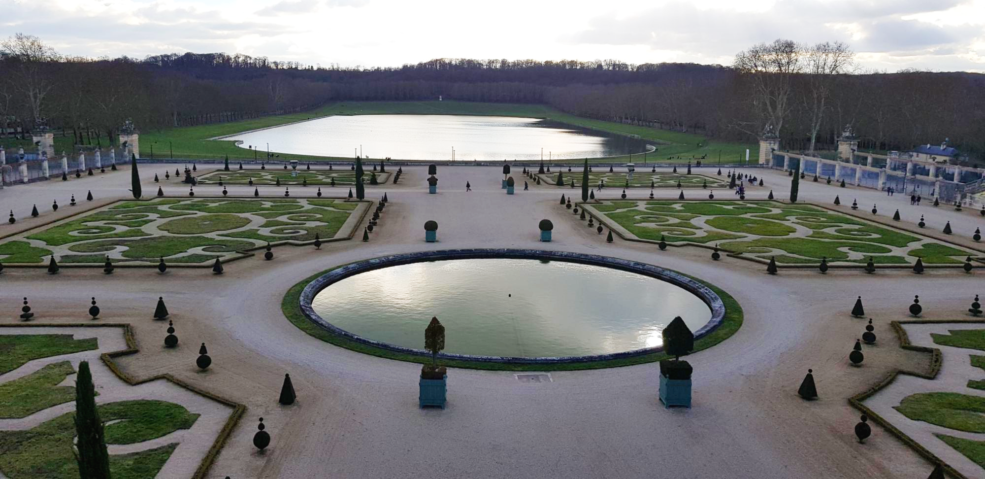 베르사유 정원의 호수