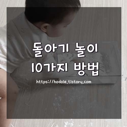 돌아기 놀아주기-10가지 방법