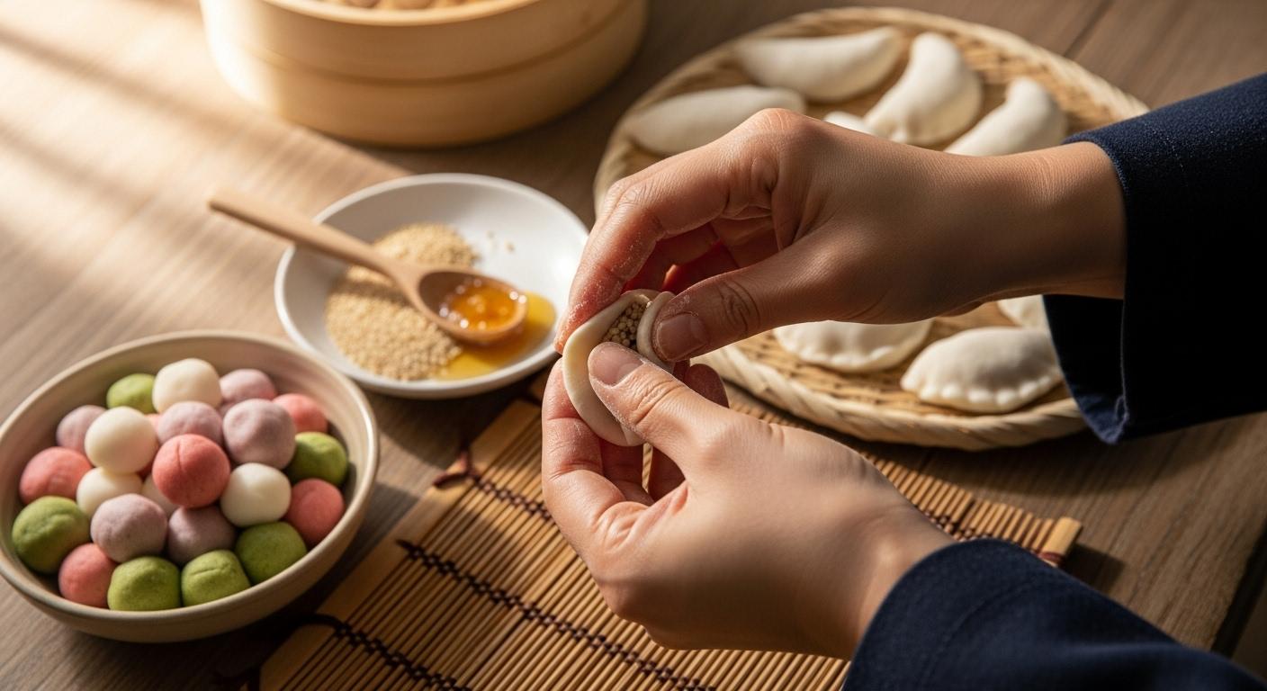 송편 찌는 시간