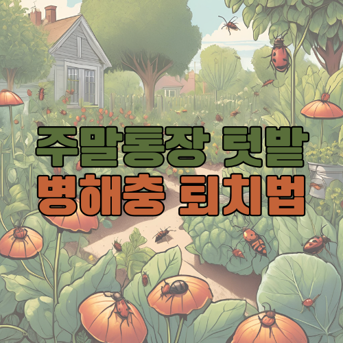 여름철 병해충 방제 가이드 – 진딧물, 응애, 총채벌레 퇴치법