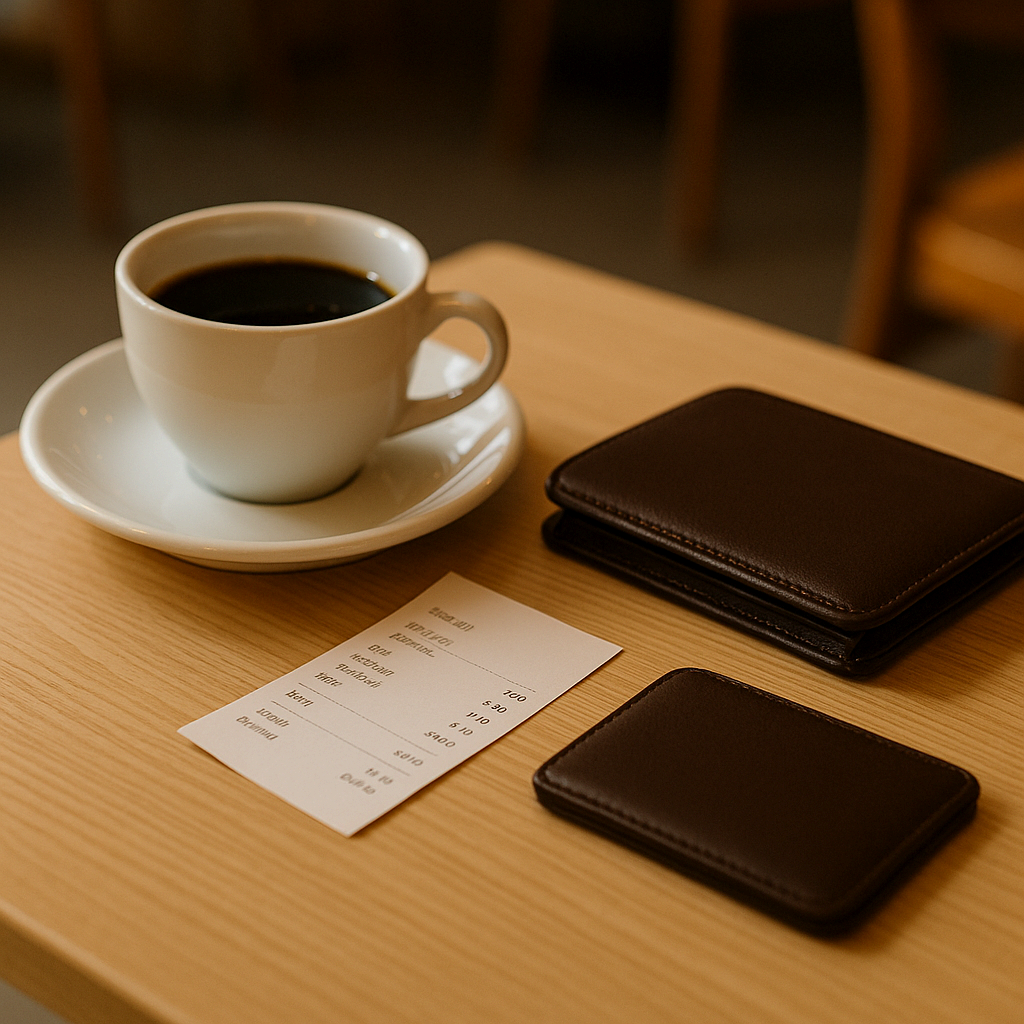 불필요한 소비를 줄이기 위해 지갑을 닫은 모습