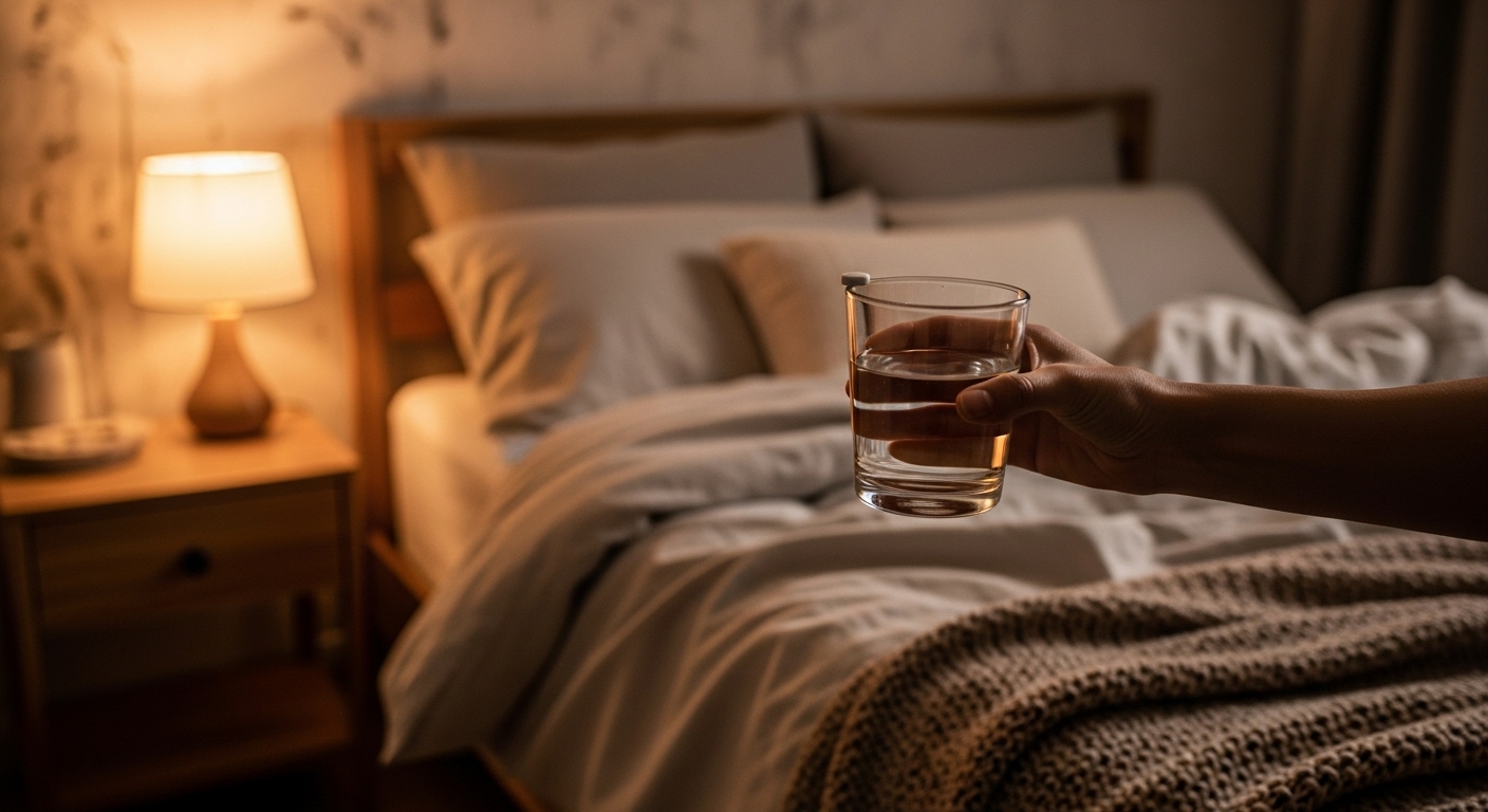 자기 전 물 한 잔과 섭취