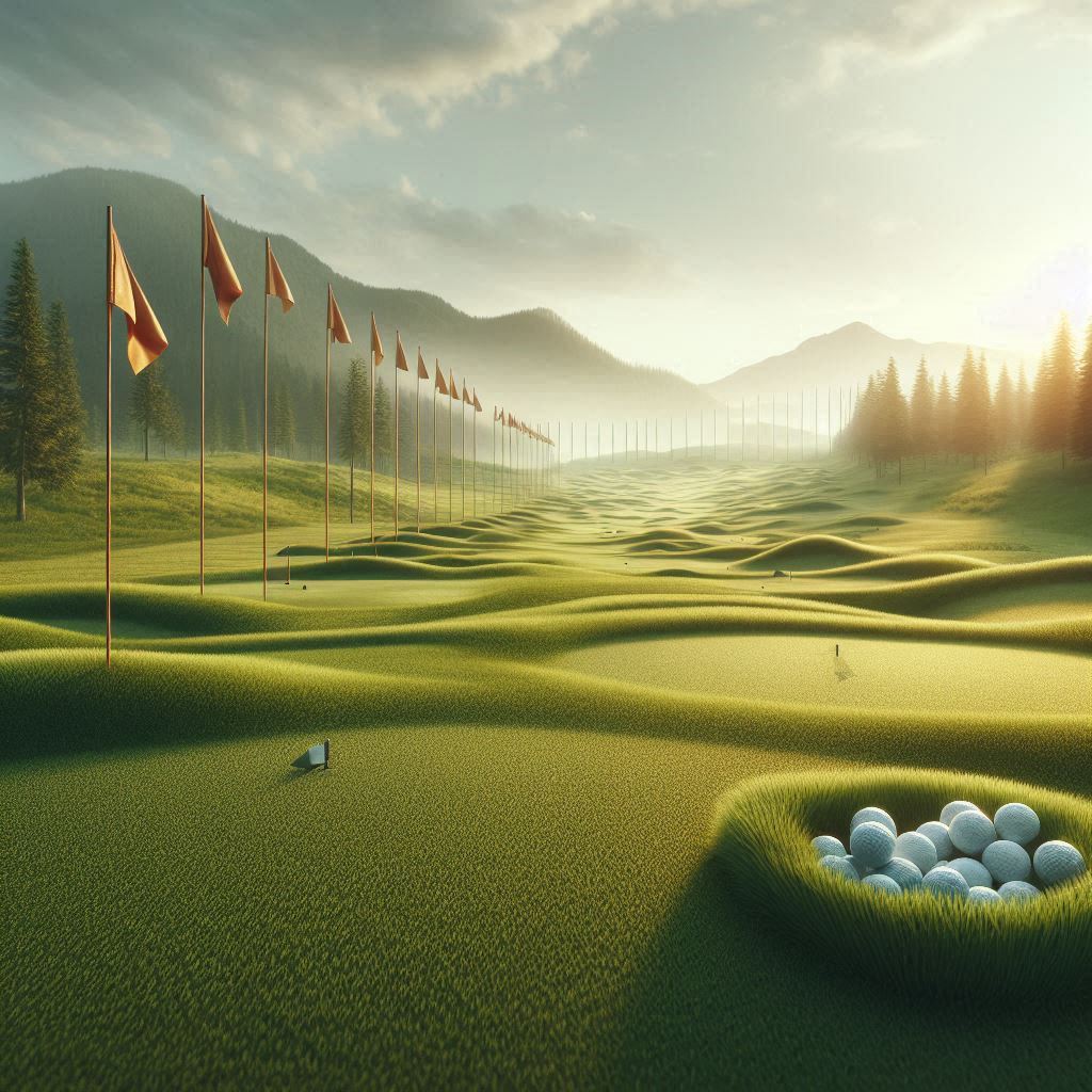 실외골프연습장 배경