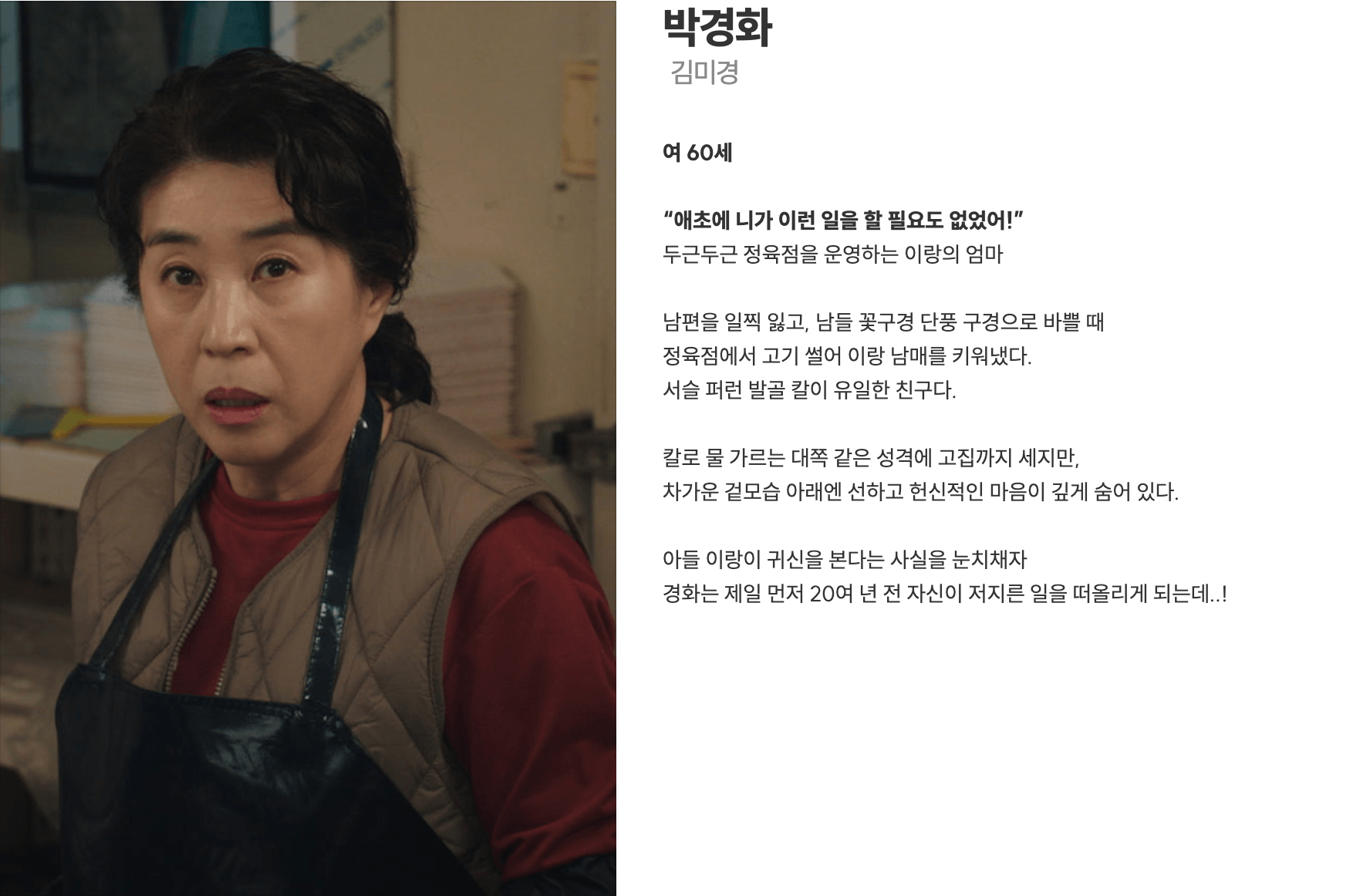 신이랑 법률사무소 핵심 출연진 김미경 사진과 역할 정보