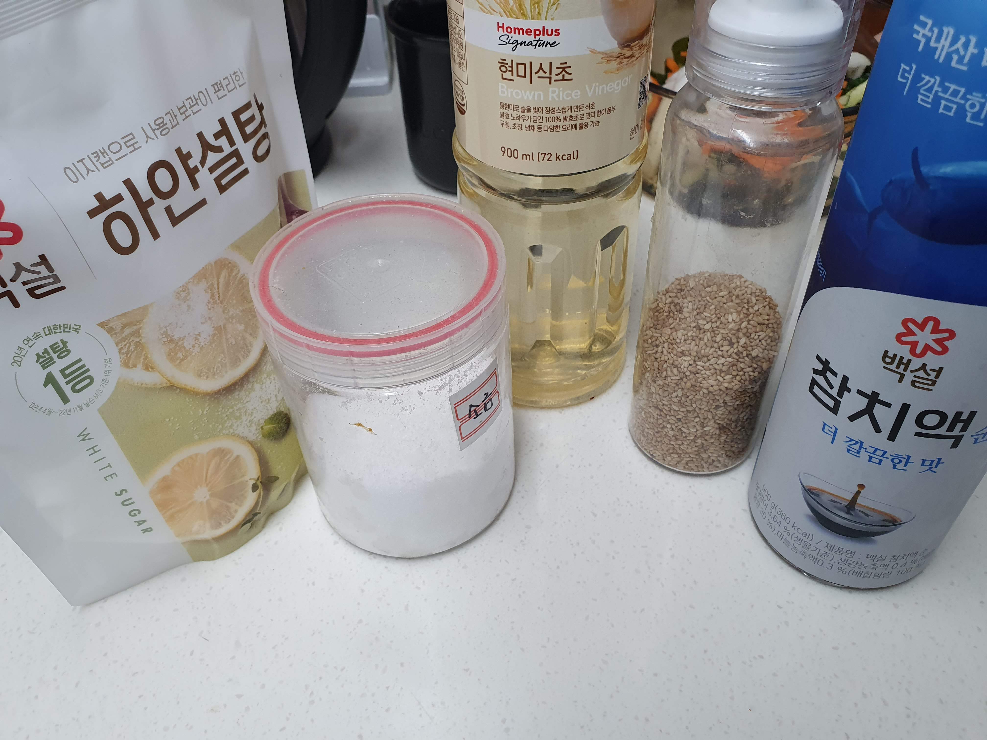 오이냉국 재료